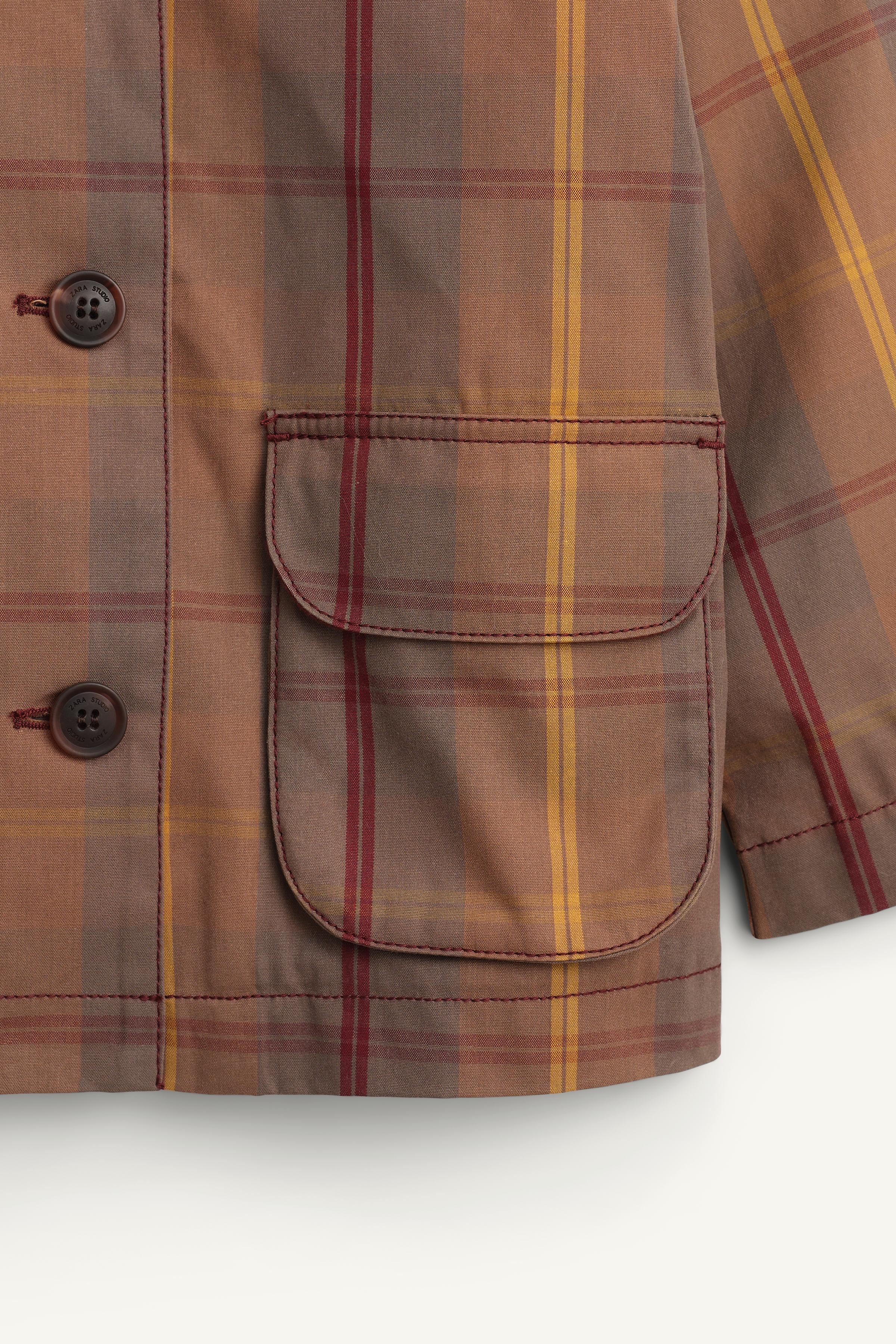 LIMITED EDITION PLAID WAXED COAT